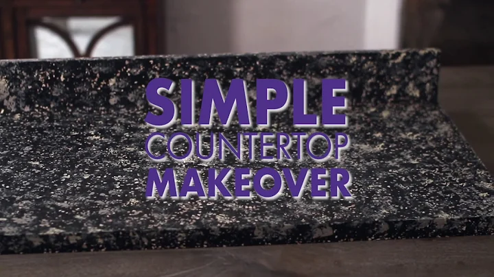 Beyond Paint | Countertop Makeover | Dual Color Application | Granite-Like Finish