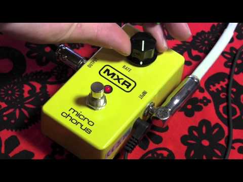 MXR micro chorus ギターエフェクター MXR micro chorus ギターエフェクター MXR Micro Chorus - DEMO