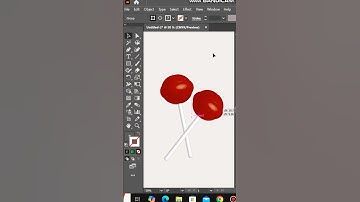 3D Lollipop In Illustrator! #shorts #logo #3d #Illustrator #howto #art