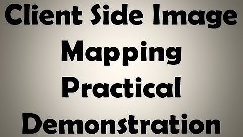 Image Mapping Practical Demonstration #Clientsideimagemapping