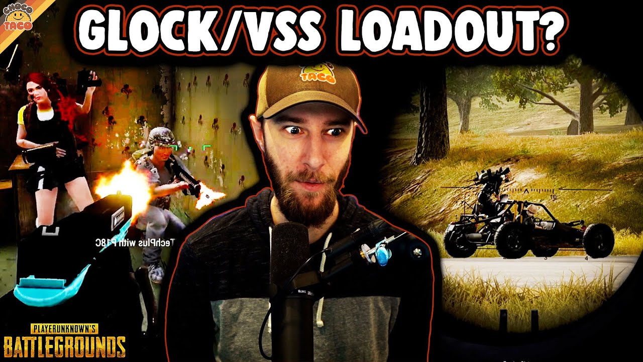 Glock/VSS/EMT Gear is One of chocoTaco's Weirdest Loadouts Yet ft. HollywoodBob – PUBG Duos Gameplay