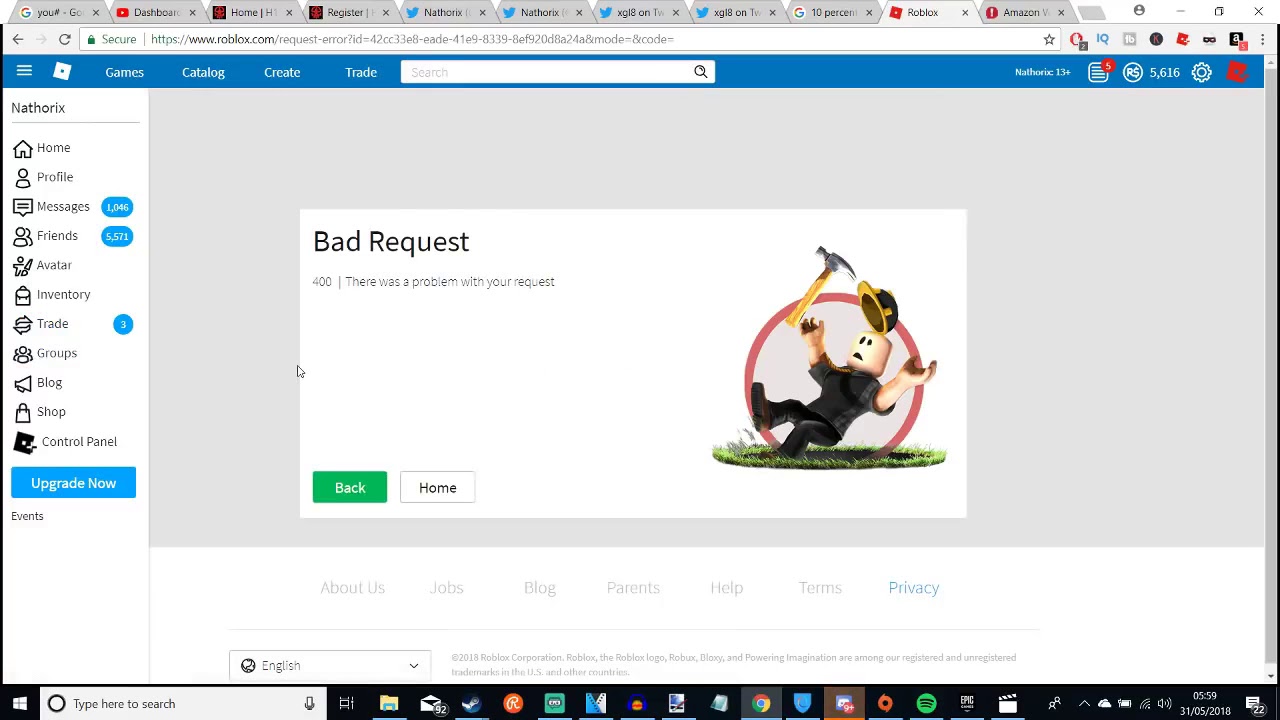 Roblox Isn T Working Roblox Games Are Down 31 05 2018 Check Pinned Comment Vqfsi Dqz O Mp4 Youtube - roblox isn't working today