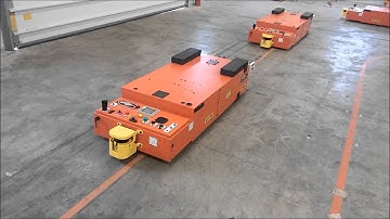 Automated Guided Carts (AGCs) sequenced with charging