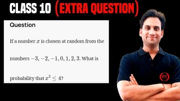 If a number x is chosen at random from the numbers -3, -2, -1, 0, 1, 2, 3. What is the probability
