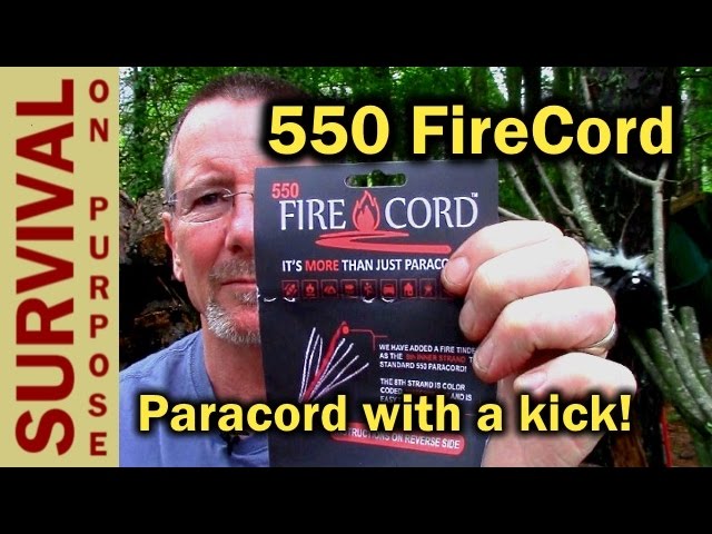 550 Firecord and Live Fire Fire Starters - Firestarter Videos 