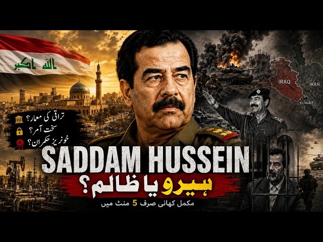 Saddam Hussein 🇮🇶 | Hero Ya Zalim? | Iraq Ki Haqeeqat | Urdu Documentary