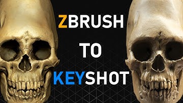 Zbrush to Keyshot | 5 minutes render tutorial