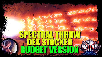 [PoE 3.22] Spectral Throw | Dex Stack | Budget Version | 80% Delirium T16 Dunes