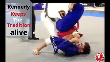 Kennedy executing the perfect Kimura Trap to Triangle at the Abu Dhabi Miami | Cobrinha BJJ