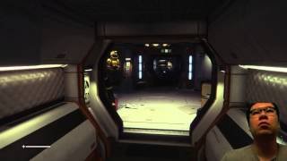 Alien Isolation - An Operational Shower (showering in clothes)