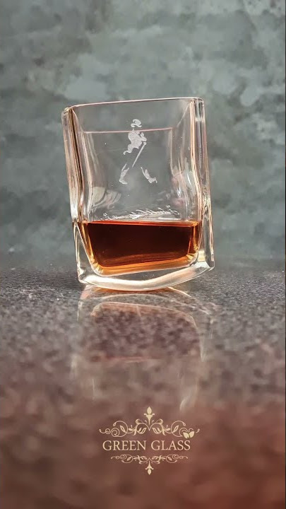 🥇🥃🔥 Best Dizzy Whisky Glass Johnnie Walker Green Glass Edition. #shorts