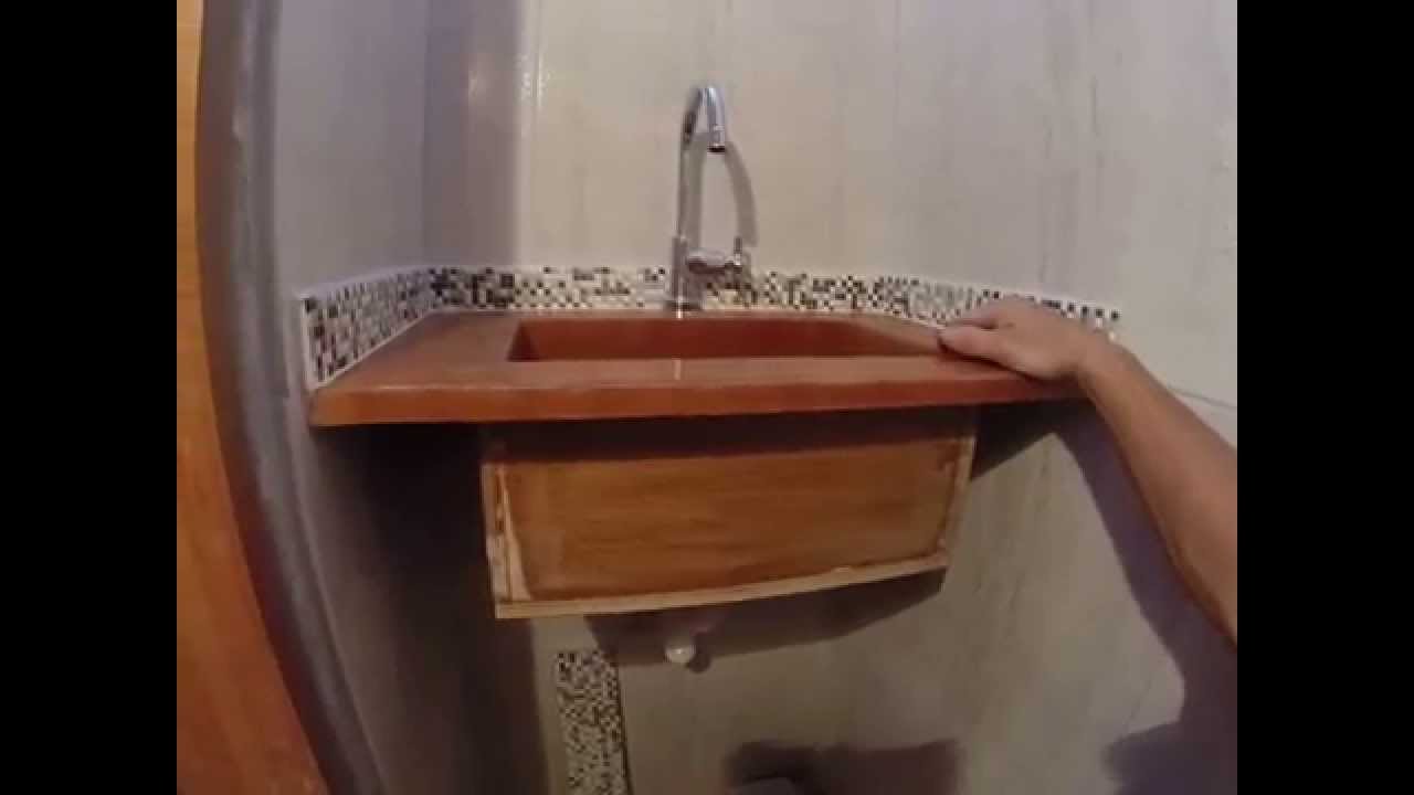 lavatorio em madeira reciclada YouTube Artesanato Dos Acores ~ lavatorio em madeira reciclada YouTube