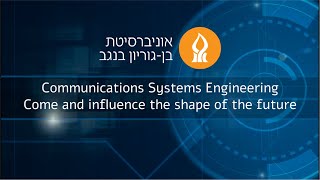 Communication Engineering Ben Gurion University