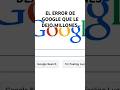 GOOGLE Y SU NOMBRE