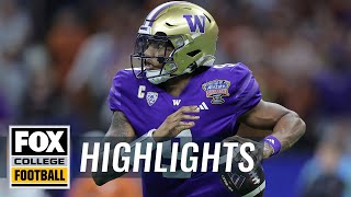 Michael Penix Jr. Highlights | CFB on FOX by CFB ON FOX 2,488 views 1 month ago 3 minutes, 10 seconds