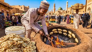 Street Food in Nigeria! GURASA + OFE NSALA | Nigerian Food in Nasarawa State 