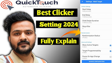 How To Use Quick Touch Automatic Clicker In 2024 | Quick Touch Automatic Clicker Setting Amazon Flex