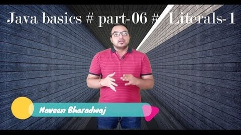 Learn java in kannada made easy #part 06 #Literals-1