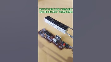 desolder 7 segment dvd cd mp3 mp4 from board
