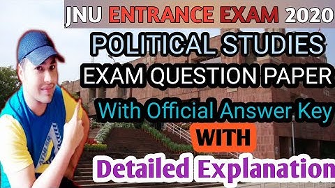 PAPER ANALYSIS OF NTA JNU Mphil & PhD Entrance Exam 2020lQuestions Paper and Answer Key.