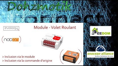 Dohzmotik- Jeedom - Inclusion du module "volet roulant" Evology de Leroy Merlin