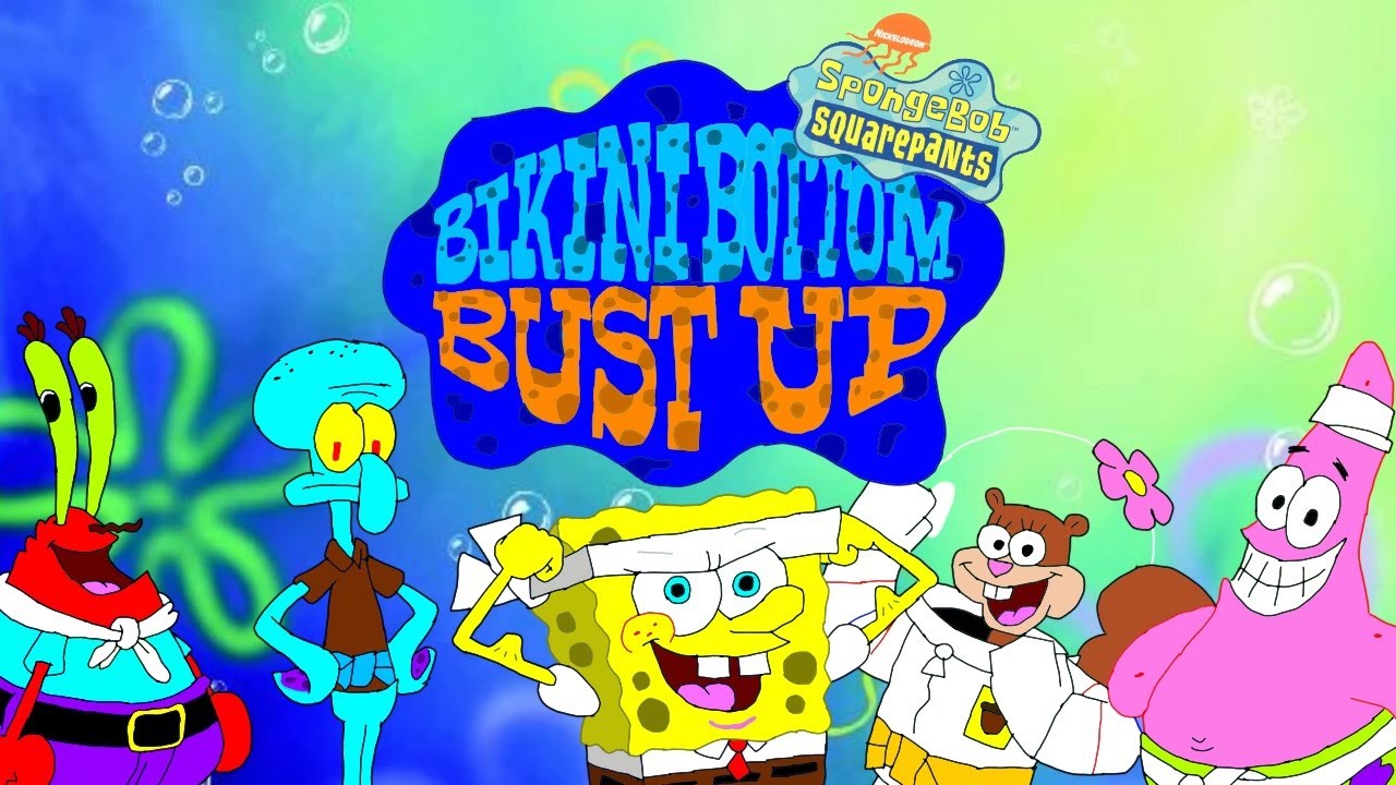SpongeBob Bikini Bottom Bust Up YouTube
