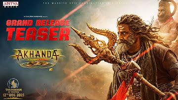 AKHANDA 2 GRAND RELEASE TEASER | NBK | Boyapati Sreenu | Thaman S | In Cinemas On Dec 12th