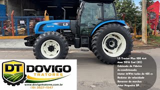 Trator LS Tractor Plus 100 Cabinado 4x4 Ano 2016 com redutor e Reversor, motor mwm a Venda ! Cod 03