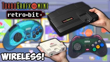 How To Use Retro-Bit Wireless Sega Controllers On TurboGrafx-16 & PC Engine Mini!