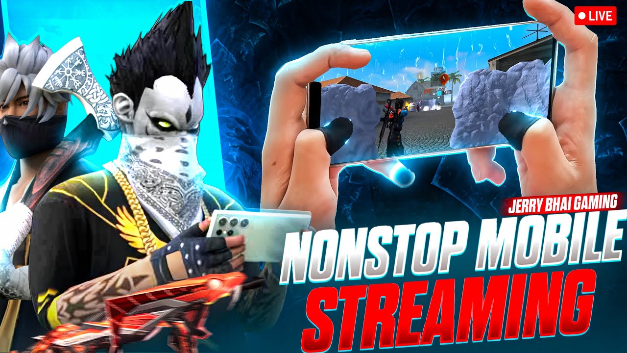 FREE FIRE LIVE TELUGU || JERRY BHAI GAMING || MOBILE STREAM 📱 || #jbg # ...