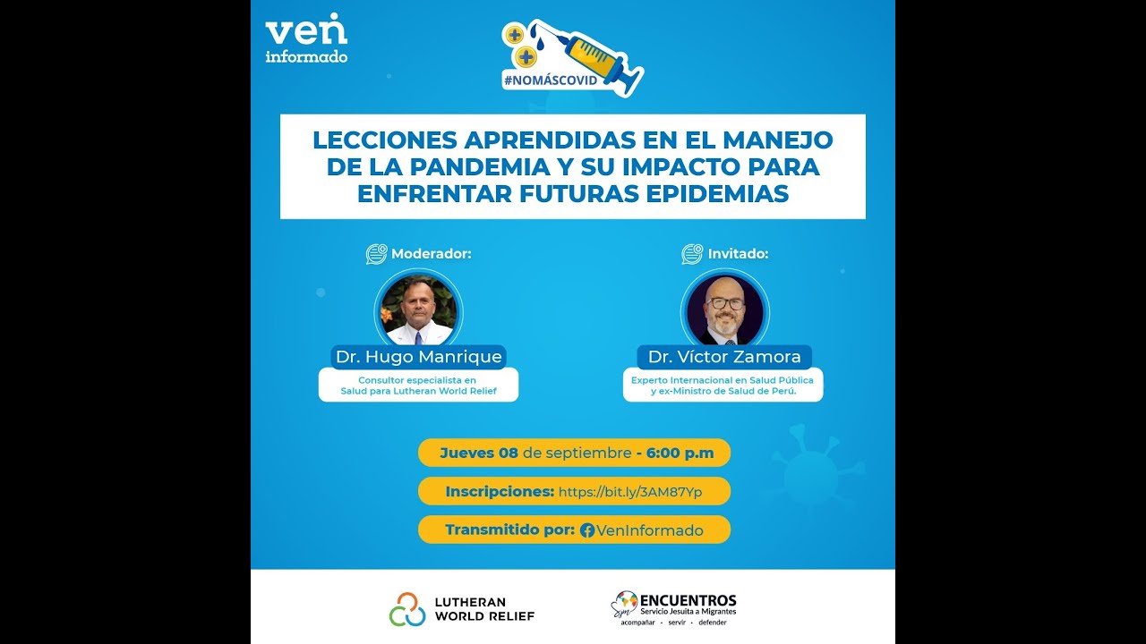 Webinar Lecciones aprendidas en el manejo de la pandemia y su impacto ...