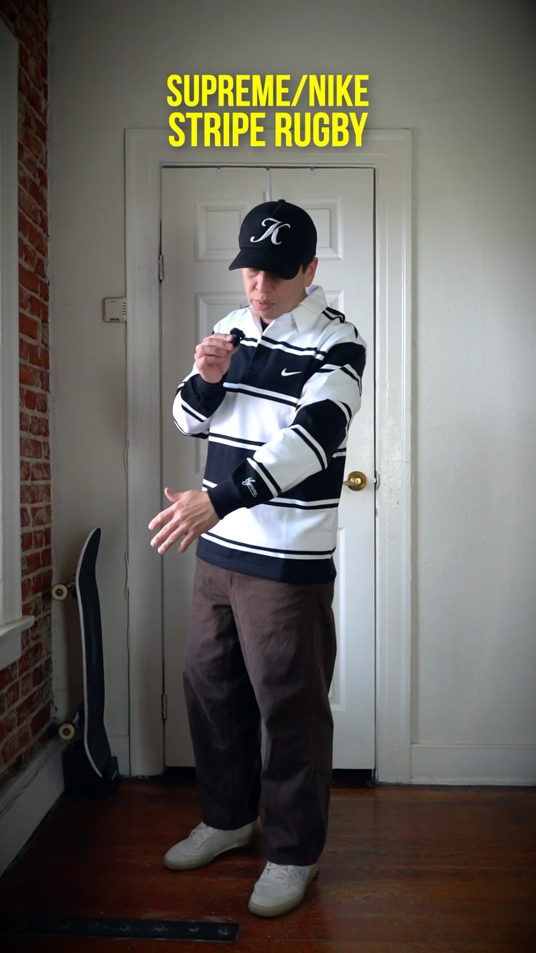 Supreme x Nike Stripe Rugby - YouTube
