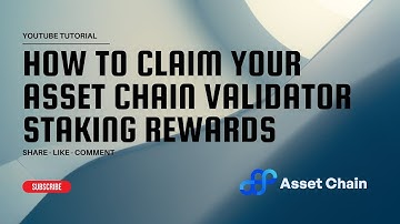 HOW TO CLAIM YOUR VALIDATOR STAKING REWARD ON XEND ASSET CHAIN TESTNET - Crypto Airdrop Confirmed