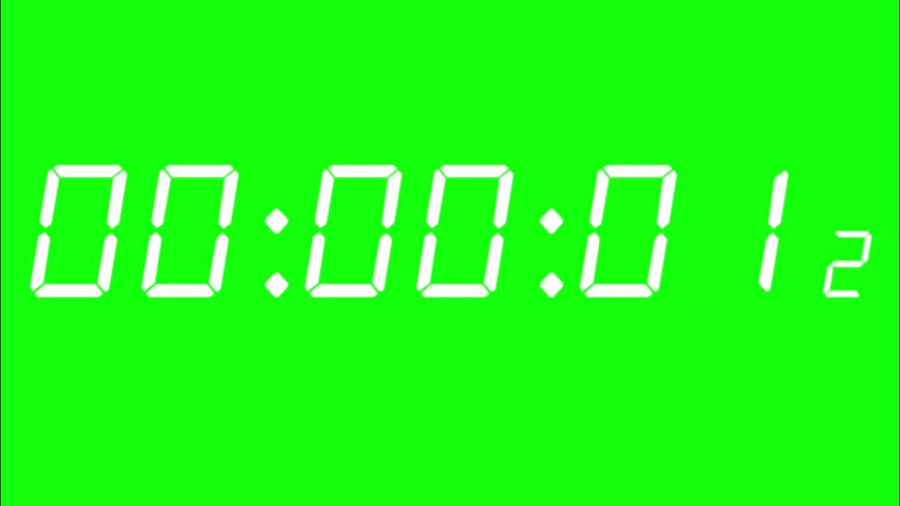 GREEN SCREEN TIMER YouTube