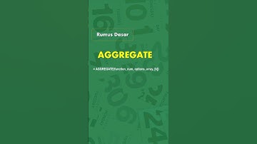 Rumus AGGREGATE di Excel #exceltutorial #excel #shorts #short  #shortvideo #shortsvideo #exceltips