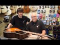 Epiphone ej160e john lennon electro acoustic  set up restring  test includes outtakes