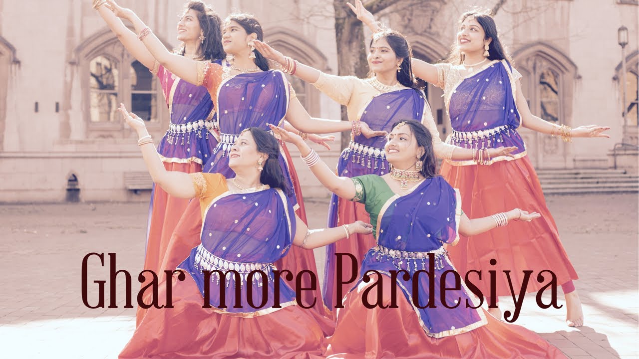 GHAR MORE PARDESIYA | KALANK | KATHAK | ALIA BHAT | MADHURI DIXIT | Dancing silhouette