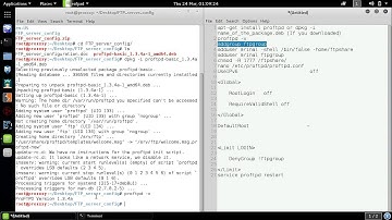 FTP server configuration in kali Linux