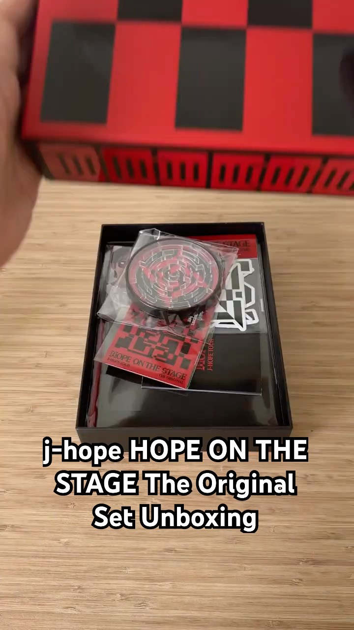 HOPE ON THE STAGE THE ORIGINAL 新品 シュリンク付 j-hope HOPE ON THE STAGE The Original Set Unboxing 💜 | ARMY Merch