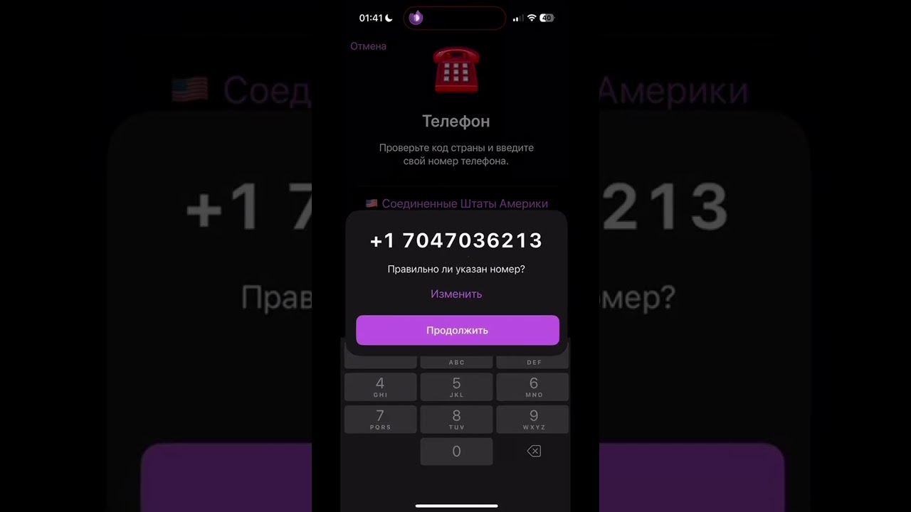 OnionGram на iOS в пр0филе 