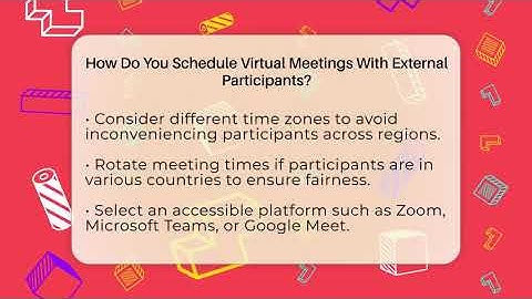 How Do You Schedule Virtual Meetings With External Participants? - Virtual Communication Hub