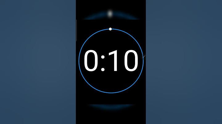 10 Seconds Countdown Timer with clock ticking sound and Finish Bell