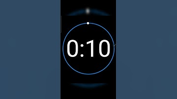 10 Seconds Countdown Timer with clock ticking sound and Finish Bell