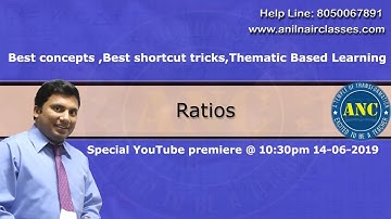 Ratios Special YouTube premiere -session 1