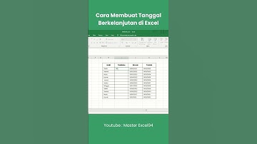 Trick Cepat Membuat Tanggal Berkelanjutan Di Excel