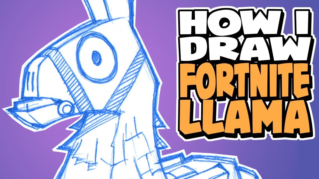 How I Draw Fortnite | Llama - YouTube