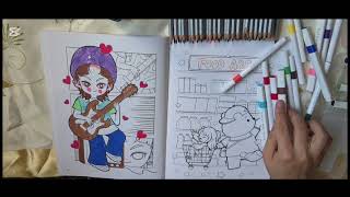 Relaxing Coloring Book Art Cute Anime Coloring Subscribe