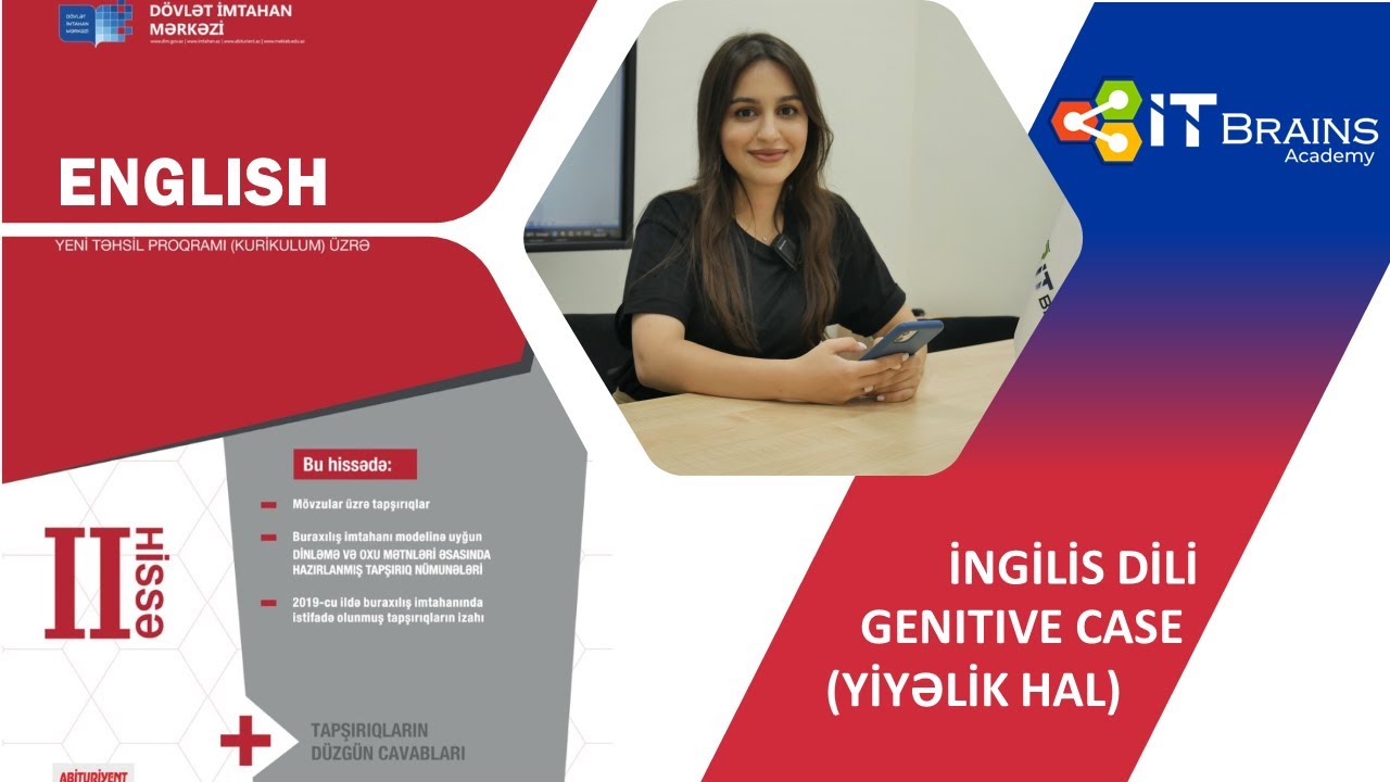 İNGİLİS DİLİ | ABİTURİYENT | GENITIVE CASE(YİYƏLİK HAL) | (NİGAR XUDİYEVA)