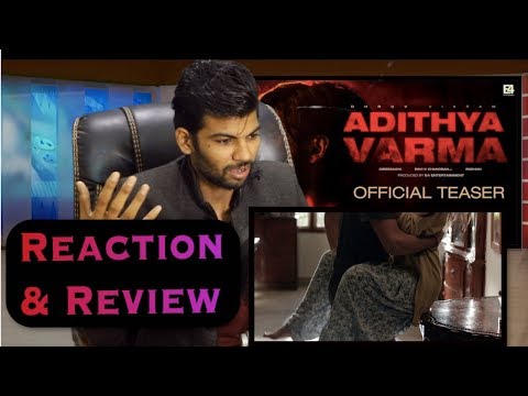 aditya-varma-trailer-reaction-|-dhruv-vikram-|-gireesaaya-#adithya-varma-teaser-trailer-official