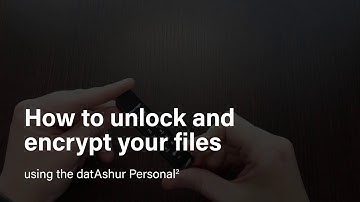 How to encrypt your files using the datAshur Personal2